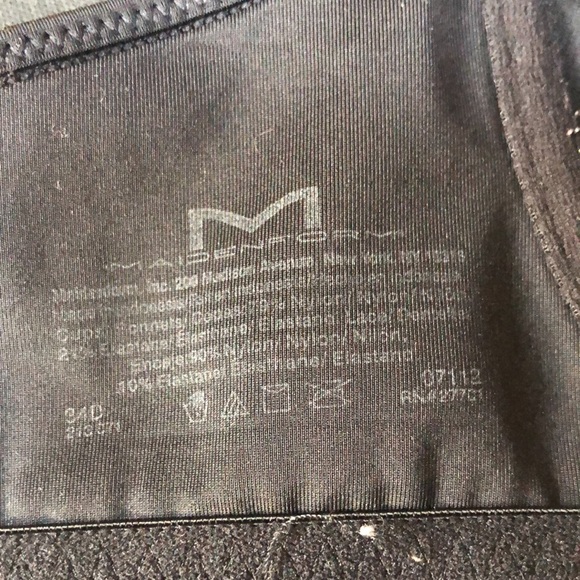 MAIDENFORM black lace bra. Size 34 D. - Picture 7 of 8